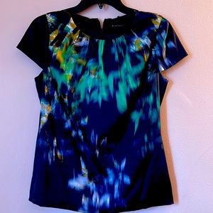 Elie Tahari colorful blouse size xs